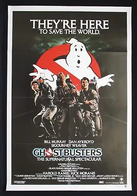 GHOSTBUSTERS 1984 Original Australian Movie Poster Bill Murray Ramis Classic • $499