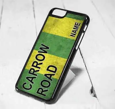 Norwich Personalised Phone Case - Bar Scarf Style - Hard Plastic Case • £7.95