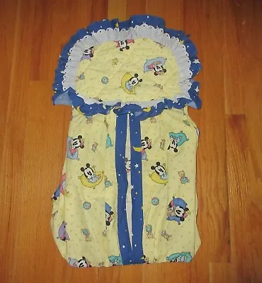 Vintage Disney Hanging Diaper Storage Bag Baby Mickey And Minnie    1996 • $25.98