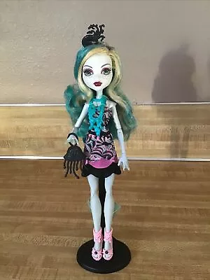 2013 MONSTER HIGH Frights Camera Action!  LAGOONA BLUE Black Carpet NO STAND • $32.99