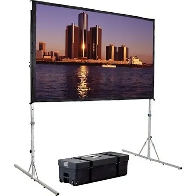 Da-Lite 7.5'x10' Fast Fold BLACK Truss Kit With Front & Rear Screen • $699.99