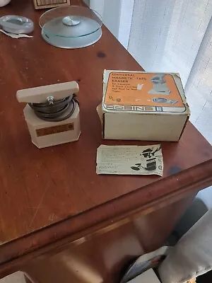 Vtg Magnetic Bulk Tape Eraser By Realistic Radio Shack Original Box  - Tested  • $34.95
