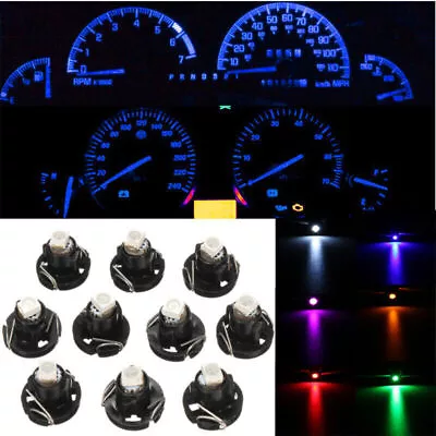 10x Blue T4 T4.2 Neo Wedge 2835 LED Dashboard AC Heater Climate Base Light Bulb • $7.98