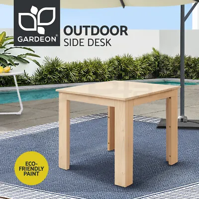 Gardeon Wooden Coffee Side Table Outdoor Furniture Indoor Desk Camping Garden • $39.95