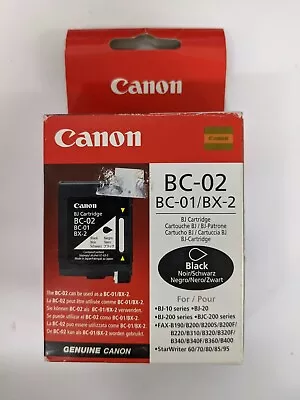 0881a002 Canon Bc-02 Ink Cartridge Black • £20