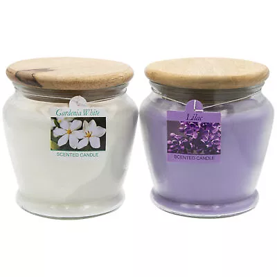 Garden Delights 12 Oz. Jar Candle Set In Lilac And Gardenia • $19.99