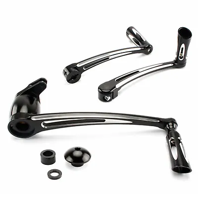 CNC Brake Arm Kit Shift Lever W/ Shifter Peg Pedal For Harley FL Softail Touring • $18.97