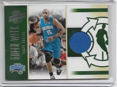 VINCE CARTER 2010-11 Panini Season Update #27 Green Week Jerseys 299/799 Magic • $15