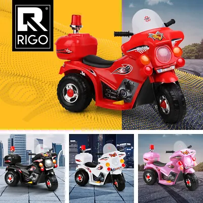 Rigo Kids Ride On Car Motorcycle Electric Motorbike Toys Car Bike Battery • $69.95