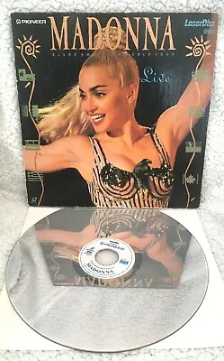 MADONNA Laserdisc Blond Ambition World Tour Live Pioneer Digital PLMPB00041 PAL • $43.50