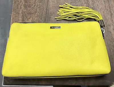 MILLY Clutch Yellow With Tassel • $99.99