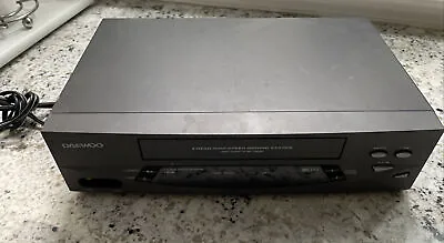 TESTED Daewoo DV-T5DN VCR Hi-Fi 4 Head VHS Cassette Player VCR Works No Remote • $39.04