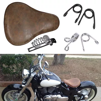 $62.32 • Buy Motorcycle Solo Seats Soft Spring For Yamaha V Star 1300 1100 950 650 250 Bobber