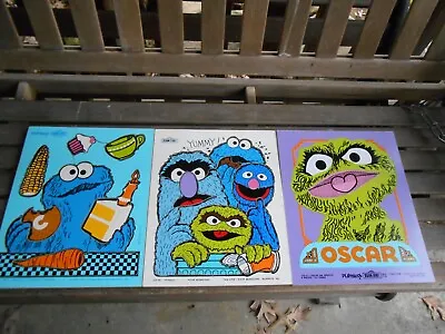 Vintage   Playskool - Sesame Street  Puzzles -1973-1976 • $35