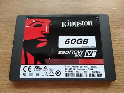 £9.50 • Buy KINGSTON 60GB SATA III 2.5  Inch SSD Solid State Drive Now 200 SVP200S37A/60G