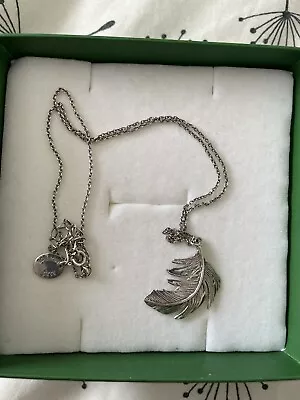 ALEX MONROE - Sterling Silver Feather Necklace RRP £135 • $154.90