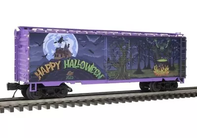 Atlas O Mth Premier Halloween Lighted Boxcar! O Scale Witch Haunted House • $124.99