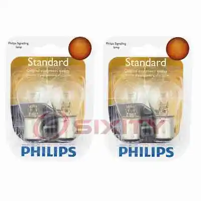 2 Pc Philips Parking Light Bulbs For MG MGB Midget 1969-1979 Electrical Tf • $9.28