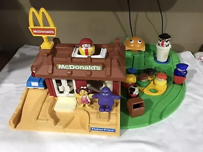 Vintage Fisher Price Chunky Little People McDonald’s Complete With Extras L@@K • $225