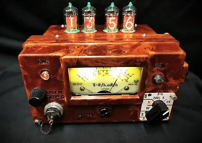 £389 • Buy Original Cold War DP-66 Geiger Counter Nixie Tube Clock - Fallout / Half Life