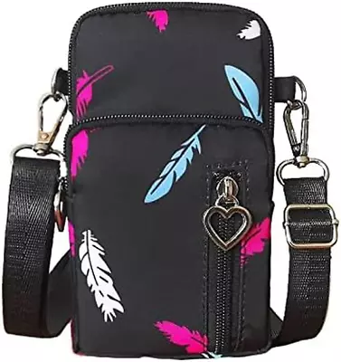 Oxford Crossbody Wrist Bag Carrying Case Cellphone Pouch For Iphone XS Max/Iphon • £18.58