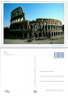Italy Lazio Rome Colosseum Horse With Carriage People Touring Vintage Postcard • $9.89