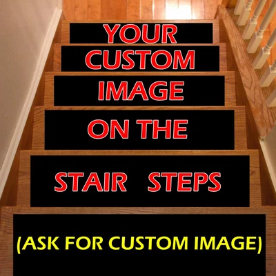 $25 • Buy Custom Stair Treads Rug, Custom Step Rug, Machine Washable Rug, Non-Slip Rug