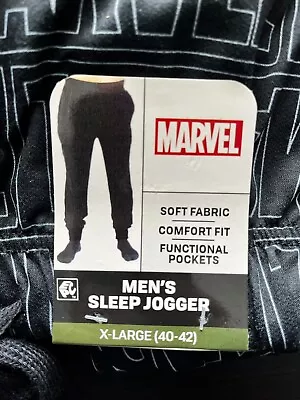 New With Tag! Marvel Men’s Sleep Jogger Pajama Pants Sleep Wear Size: Xl (40-42) • $15.99