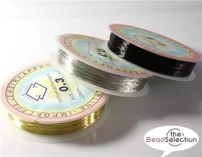 £2.99 • Buy Copper Wire, Tiara Jewellery Making, Beading, Wrapping, 0.2mm-1mm Anti Tarnish