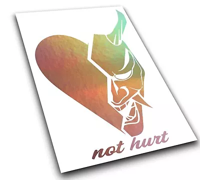 No Hurt Oni V1 Windshield Rear Window Decal Car Sticker Banner JDM Vinyl Graphic • $27.41