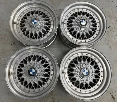 Vintage Enkei BMW 5x120 ‘BBS RS REPS’ - 15x8” Set Of 4 Wheels E3 E9 E12 E23 E24 • $650