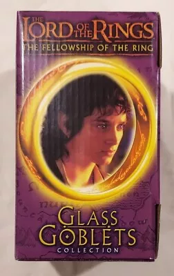 Lord Of The Rings 2001 Frodo The Hobbit Glass Globlet Collection 6  Burger King • £11.58