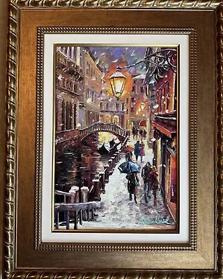 Daniel Wall  Venice Snow  Giclee In Color W/Hand Embellishments Signed - COA • $375