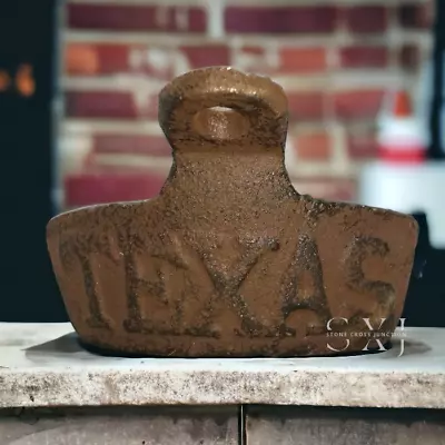 Rustic Texas Cast Iron Soda Beer Bottle Opener - Man Cave Bar Accent • $6.45