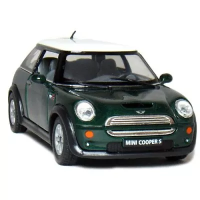 Mini Cooper S 5inch 128Scale Die Cast Metal Model Toy Cars Green • $14.71