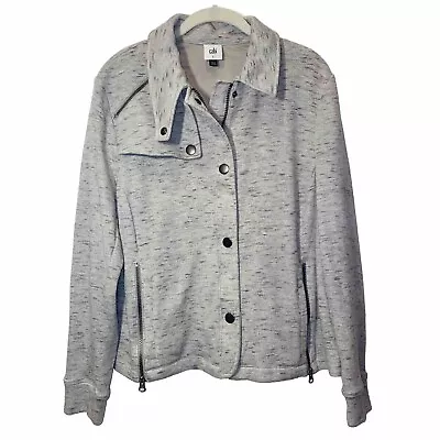 Cabi 6032 Rookie Jacket Spring 2022 Gray Speckeled Women’s Size Large • $40