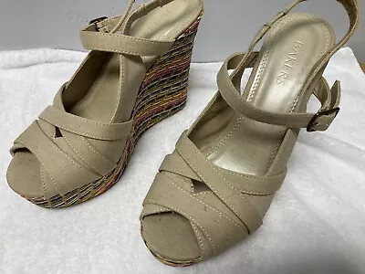 Women’s Bakers Colorful Wedge Heels Size 8.5 • £14.96