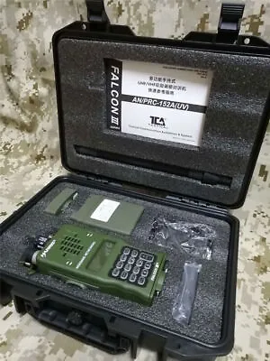 US Stock TCA PRC 152A UV Radio Handset UHF VHF Handheld Military Aluminum Case  • $241.92