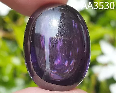 Powerful Dark Purple SOAP Naga Eye Gem Crystal Lucky Wealth Thai Amulet #a3530 • $35.02