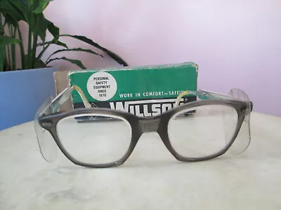 Vintage Wilson Spectacles Safety Shield Side Screens Steampunk Mono Spec Willson • $34.95