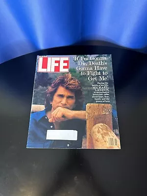 Michael Landon Cover Story - Vintage Life Magazine - June 1991 • $14.95
