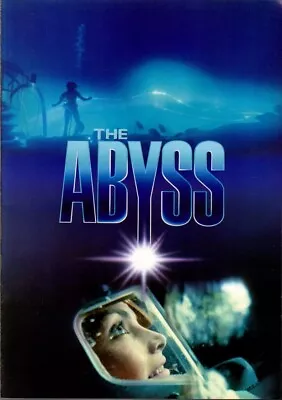 THE ABYSS Japanese Souvenir Program James Cameron Ed Harris Michael Biehn • $5