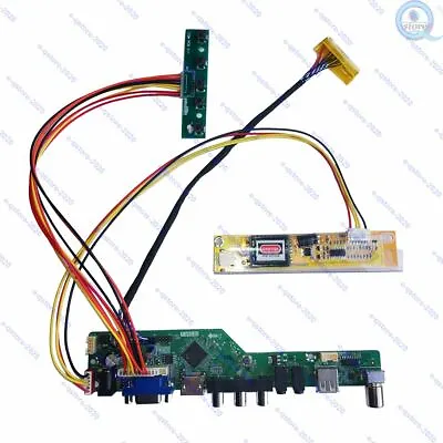 HD-MI+VGA+USB LCD/LED Panel Lvds Inverter Driver Controller Board Monitor Kit • $23.34