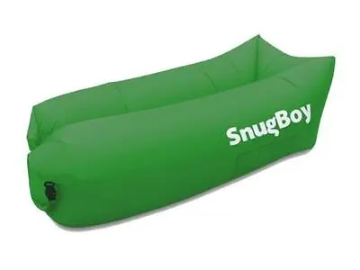 £34.95 • Buy SnugBoy - Inflatable Air Bed Lounger Couch Chair Sofa Bag - Green