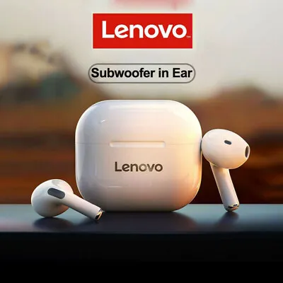 $25.99 • Buy LP40 Earphones Bluetooth Lenovo TWS 5.0 Wireless Touch Control Headphones Earbud