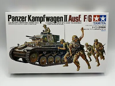 Tamiya 35009 German Panzerkampfwagen II Tank  1:35 Scale Plastic Kit • £12.99