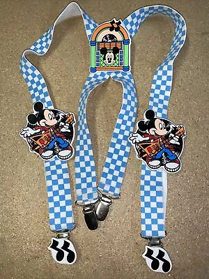 Vintage Avon Be-Boppin' Mickey Mouse Suspenders Disney Kids 1990 • $9.99
