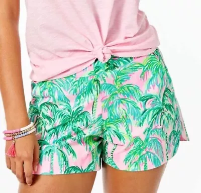 Lilly Pulitzer 5  Ocean View Pull On Short In Pink Blossom Suite Views Size XS • $48