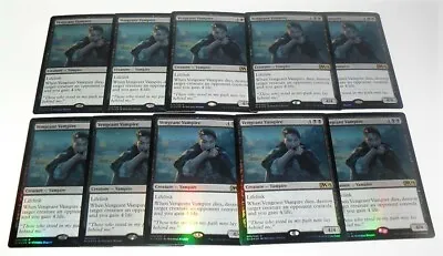 Magic The Gathering Ccg Foil Card Vengeant Vampire Lot Of 10 Cards • $12.99