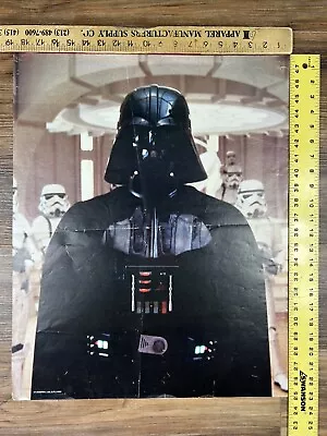 1980 The Empire Strikes Back Darth Vadar Poster Promo Item Star Wars Vintage • $40